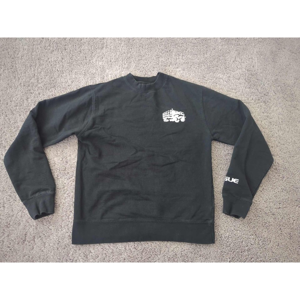 Rogue Fitness‎ Sweatshirt Womens XS Black Pullover Long Sleeve Dump Truck Logo